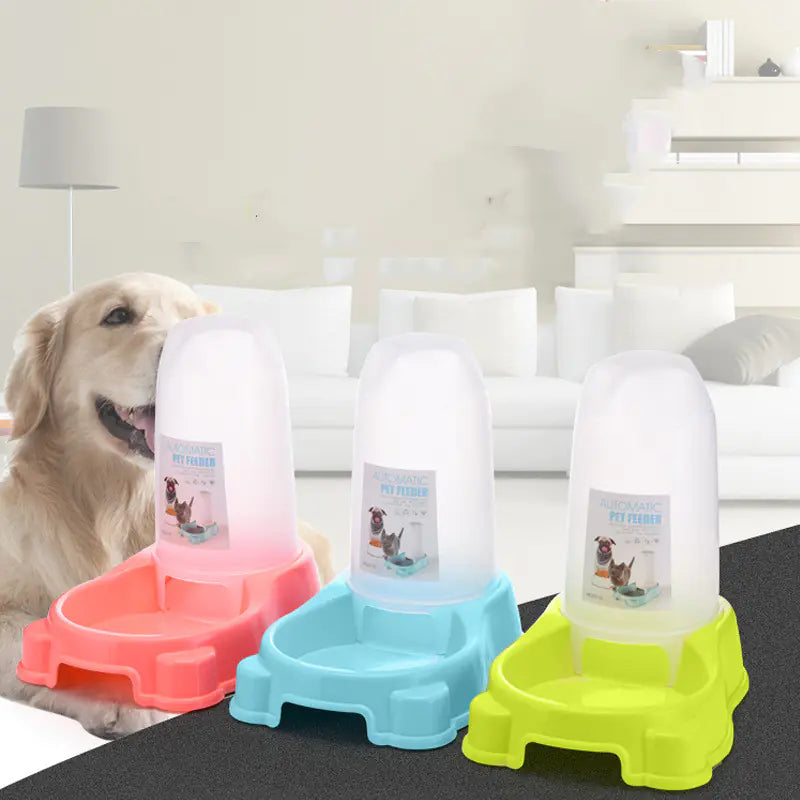 Automatic Pet Food and Water Dispenser for Dogs and Cats