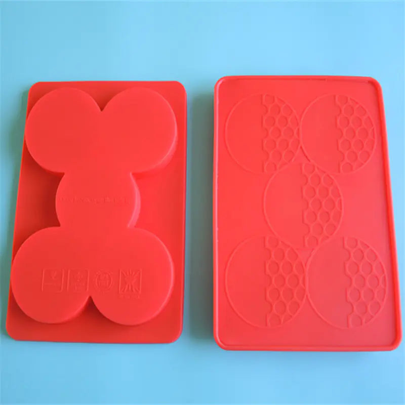 Silicone Steamer Tray and 5-Hole Burger Molds