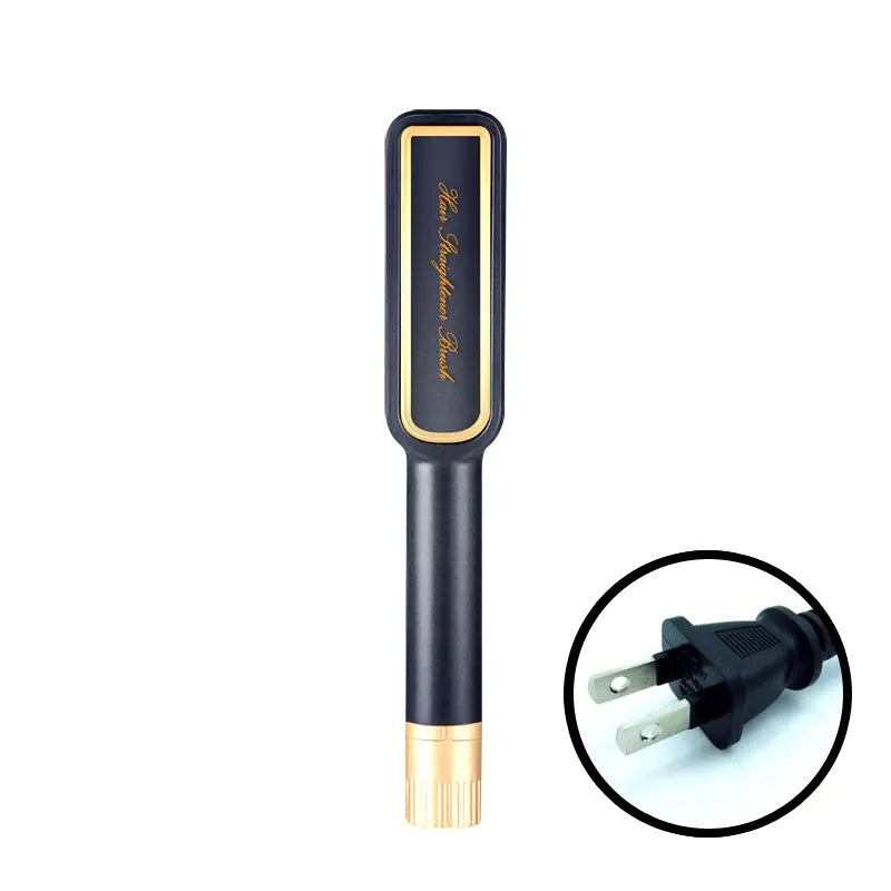 Ceramic Hair Straightener with Electric Thermostat