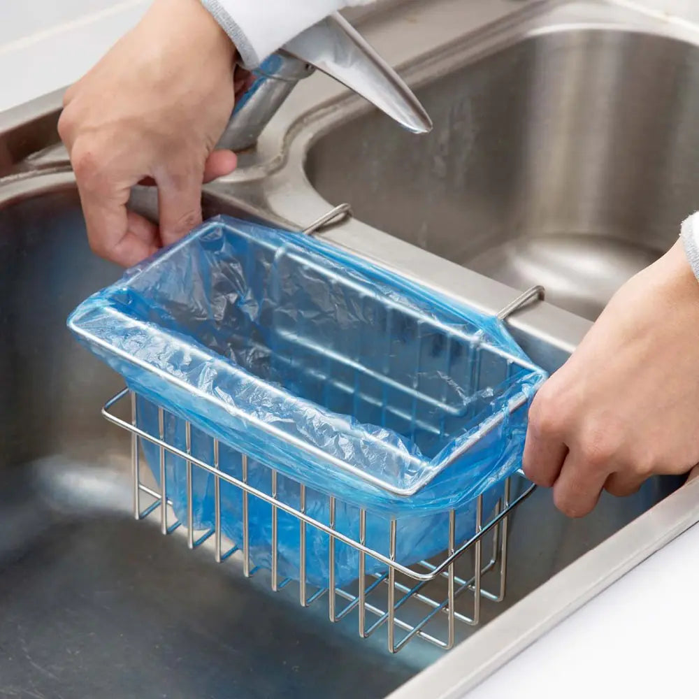 Stainless Steel Sink Drain Rack and Sponge Holder