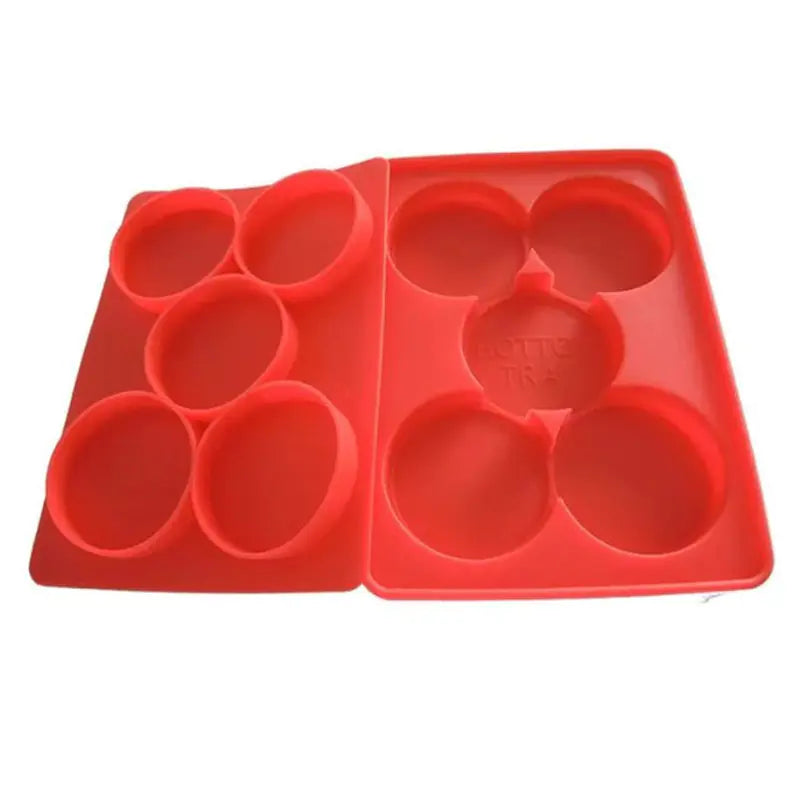 Silicone Steamer Tray and 5-Hole Burger Molds