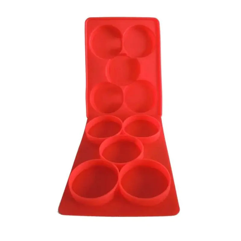 Silicone Steamer Tray and 5-Hole Burger Molds